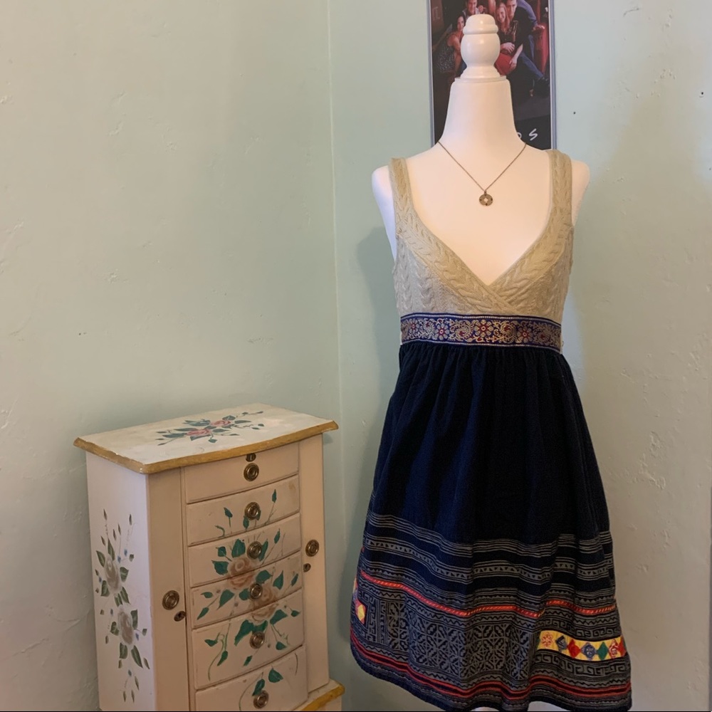 free people BOHO 70s inspired dress